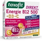 Taxofit Energie B12 500+d3+c Direkt Granulat