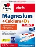 Doppelherz Magnesium + Calcium + D3 direct Pellets