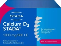 PZN-DE 09640416, STADA Consumer Health Calcium D3 STADA 1000 mg/880 I.E. 120 stk