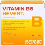 PZN-DE 03919991, Hevert-Arzneimittel Vitamin B6 Hevert Ampullen 10X2 ml, Grundpreis: