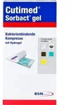 Cutimed Sorbact Gel Kompressen 7,5x15 cm
