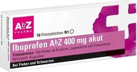 PZN-DE 11722831, AbZ Pharma Ibuprofen AbZ 400 mg akut 10 stk