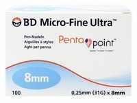 Bd Micro-fine Ultra Pen-nadeln 0,25x8 mm 31 G