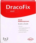 PZN-DE 02358674, Dr. Ausb&uuml;ttel Dracofix Peel Kompressen 5x5 cm steril 8fach (5X2