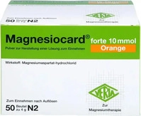 PZN-DE 02470342, Verla-Pharm Arzneimittel Magnesiocard forte 10 mmol Orange Pulver 50