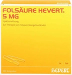 PZN-DE 04375458, Hevert-Arzneimittel Fols&auml;ure Hevert 5 mg Ampullen 100X2 ml,
