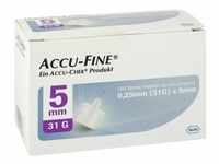 Accu Fine sterile Nadeln für Insulinpens 5 mm 31 G