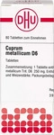 PZN-DE 01768312, DHU-Arzneimittel Cuprum Metallicum D6 Tabletten (80 stk)