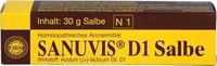 PZN-DE 03690040, SANUM-KEHLBECK Sanuvis D1 Salbe 30 g, Grundpreis: &euro; 366,30 / kg