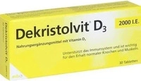 PZN-DE 10818517, Trommsdorff Dekristolvit D3 2.000 I.e. Tabletten 30 stk