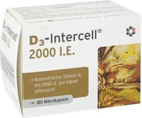 PZN-DE 10210359, INTERCELL-Pharma D3-intercell 2000 I.e. Kapseln 180 stk
