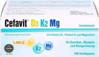 PZN-DE 15580167, Cefak Cefavit D3 K2 Mg 4.000 I.e. Hartkapseln 100 stk