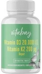 Vitamin D3 Depot 20.000 I.E. + Vitamin K2 200 mg Tabletten