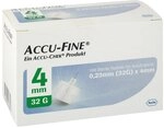 Accu Fine sterile Nadeln f&uuml;r Insulinpens 4 mm 32 G