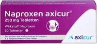 PZN-DE 14412114, axicorp Pharma Naproxen axicur 250 mg Tabletten 10 stk