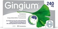 PZN-DE 14171194, Hexal Gingium 240 mg Filmtabletten 20 stk