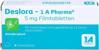 PZN-DE 16022937, Deslora - 1 A Pharma 5 mg Filmtabletten 6 stk