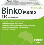 PZN-DE 16168902, Klinge Pharma Binko Memo 120 mg Filmtabletten 120 stk