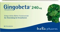 PZN-DE 14259724, betapharm Arzneimittel Gingobeta 240 mg Filmtabletten 50 stk
