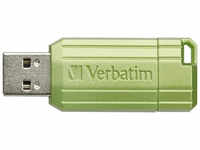 Verbatim 49462, Verbatim USB DRIVE 2.0 PINSTRIPE USB-Stick 128GB Eucalyptus,...