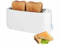 Clatronic 263998, Clatronic TA 3802 4-Scheiben-Toaster Weiß