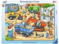 Ravensburger 06120 Rahmenpuzzle Große Baustellenfahrze 40 Teile 6120