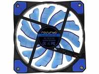 Rasurbo 217902, Rasurbo Fan 120 PC-Gehäuse-Lüfter Blau (B x H x T) 120 x 120...
