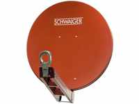 Schwaiger SPI075PW011, Schwaiger SPI075 SAT Antenne 75cm Reflektormaterial: Aluminium