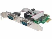 Manhattan 152082, Manhattan 2 Port Serielle Steckkarte Seriell (9pol.) PCIe