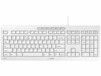 CHERRY JK-8500EU-0, CHERRY Stream USB Tastatur US-International, QWERTY Grau-Weiß