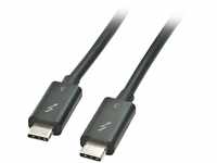 LINDY 41557, LINDY Thunderbolt-Kabel Thunderbolt 3 USB-C Stecker, USB-C Stecker 2.00m