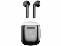 RYGHT R483898, RYGHT DYPLO 2 In Ear Kopfhörer Bluetooth Schwarz Headset