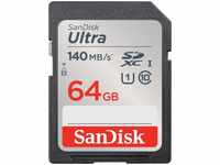 SanDisk SDSDUNB-064G-GN6IN, SanDisk SDXC Ultra 64GB (Class 10/UHS-I/140MB/s)