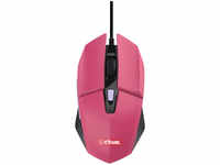 Trust 25068, Trust GXT109P FELOX Gaming-Maus Kabelgebunden Optisch Pink 6 Tasten 6400