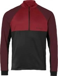 Vaude 46683, Vaude Herren Fahrradshirt QIMSA HALFZIP LS S dunkelrot