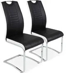 Freischwinger TABEA S 2er Set (BHT 43x99x61 cm) - Bezug: Lederlook - BHT 43x99x61 cm