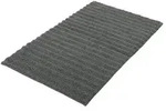 Badteppich YARA (LBH 120x70x1,80 cm) - grau - LBH 120x70x1,80 cm