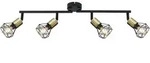 Wand-/Deckenspot (LBH 60x8x19.50 cm) - schwarz - LBH 60x8x19.50 cm