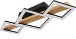 Deckenleuchte DUSTIN (LBH 66x30x10 cm) - schwarz - LBH 66x30x10 cm
