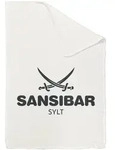 Wohndecke SANSIBAR wei&szlig;/anthr. (BL 150x200 cm) - wei&szlig; - BL 150x200 cm