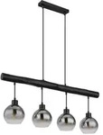 H&auml;ngeleuchte MOITAS (LBH 85x15x120 cm) - schwarz - LBH 85x15x120 cm