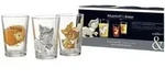Trinkglas-Set WALDTIERE (DH 7x10 cm) - transparent - DH 7x10 cm