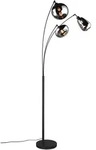 Stehleuchte LUMINA (BHT 71,50x200x68 cm) - schwarz - BHT 71,50x200x68 cm