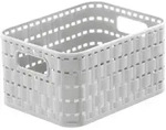 Korb COUNTRY mistelwei&szlig; (BHT 18x14x10 cm) - BHT 18x14x10 cm