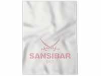 Wohndecke SANSIBAR weiß/pink (BL 150x200 cm) BL 150x200 cm weiß Decke...