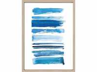 PRO ART Gerahmtes Bild ONLY BLUE II (BHT 54x74x2.50 cm) BHT 54x74x2.50 cm bunt