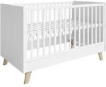 Babybett roba SMILE (BHT 142x90.50x76 cm) - wei&szlig; - BHT 142x90.50x76 cm
