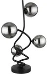 Tischleuchte RIHA (LBH 30x28x52 cm) - schwarz - LBH 30x28x52 cm