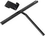 Bad-& Duschabzieher MOLA (BHT 32x30x4,50 cm) - schwarz - BHT 32x30x4,50 cm
