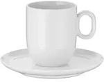 Cafe-Creme WMF Tassen-Set BARISTA (LBH 16.30x16.30x13.40 cm) - wei&szlig; - LBH